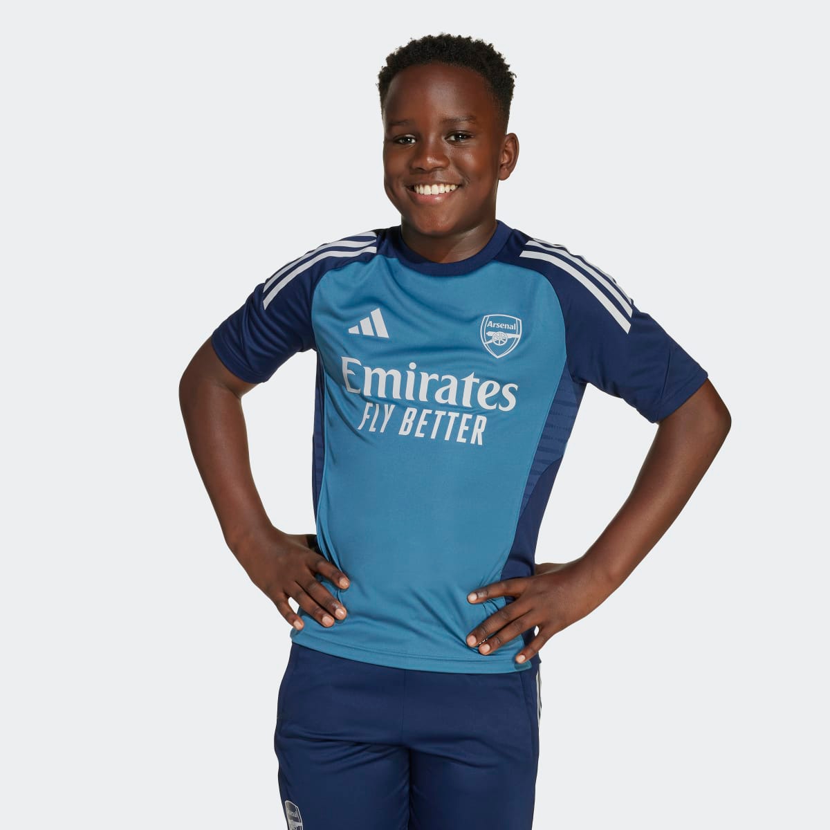 T-shirt de Criança Arsenal FC 2025-2026 Tiro 25 Competition Azul-6