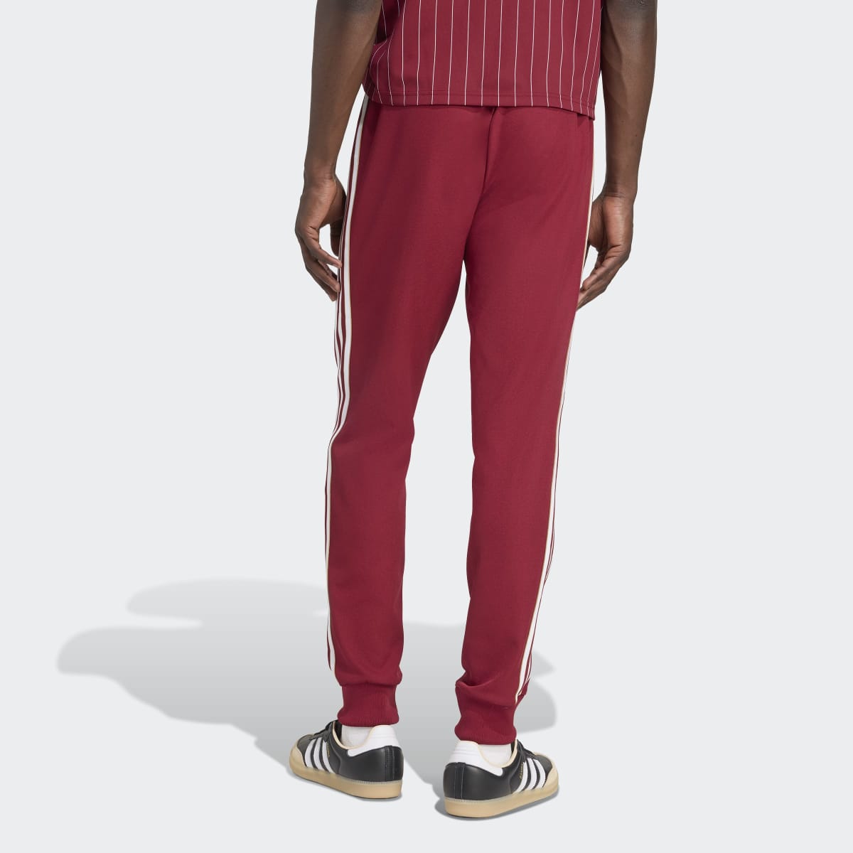 Calças de Homem Arsenal FC 2025-2026 Terrace Icons Originals Bordeaux-2