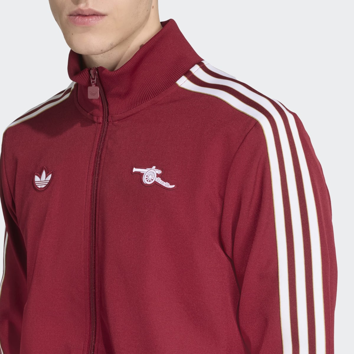 Casaco de Homem Arsenal FC 2025-2026 Terrace Icons Originals Bordeaux-3