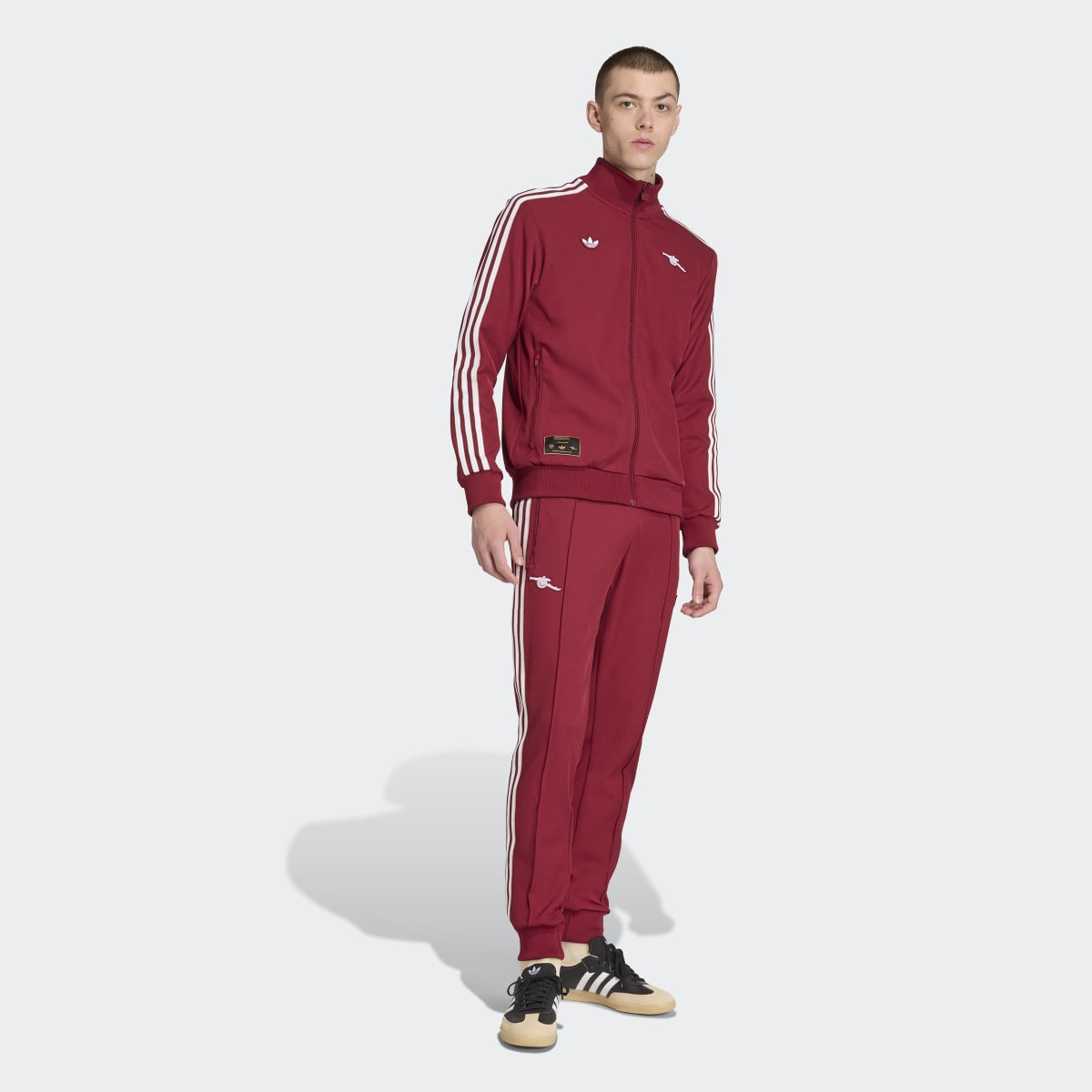 Casaco de Homem Arsenal FC 2025-2026 Terrace Icons Originals Bordeaux-5