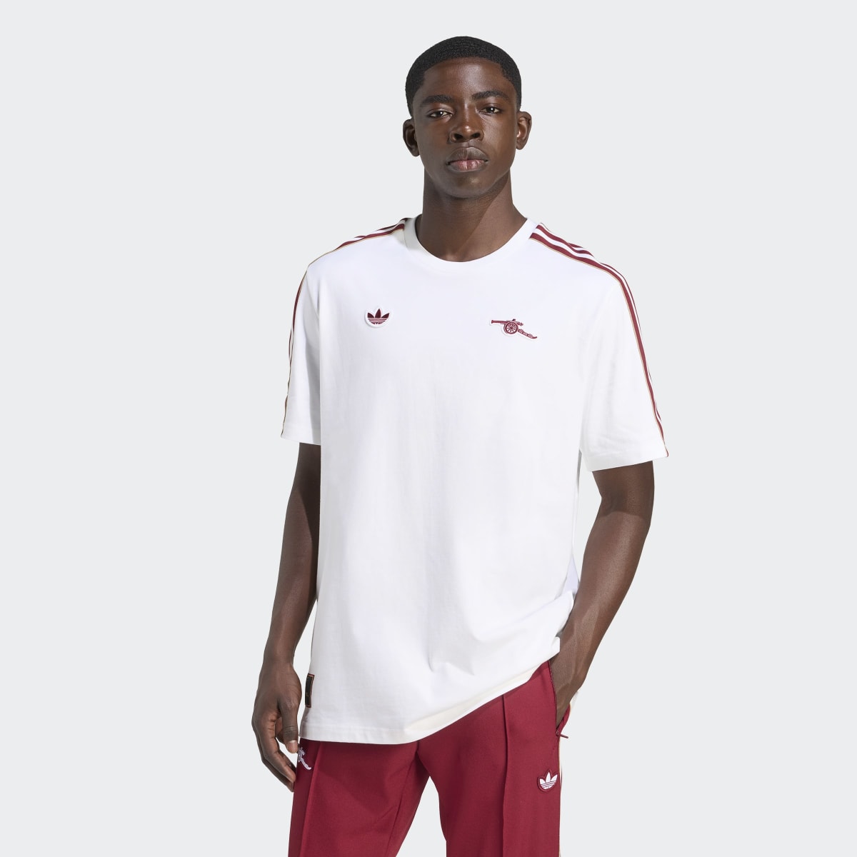 T-shirt de Homem Arsenal FC 2025-2026 Terrace Branco-1