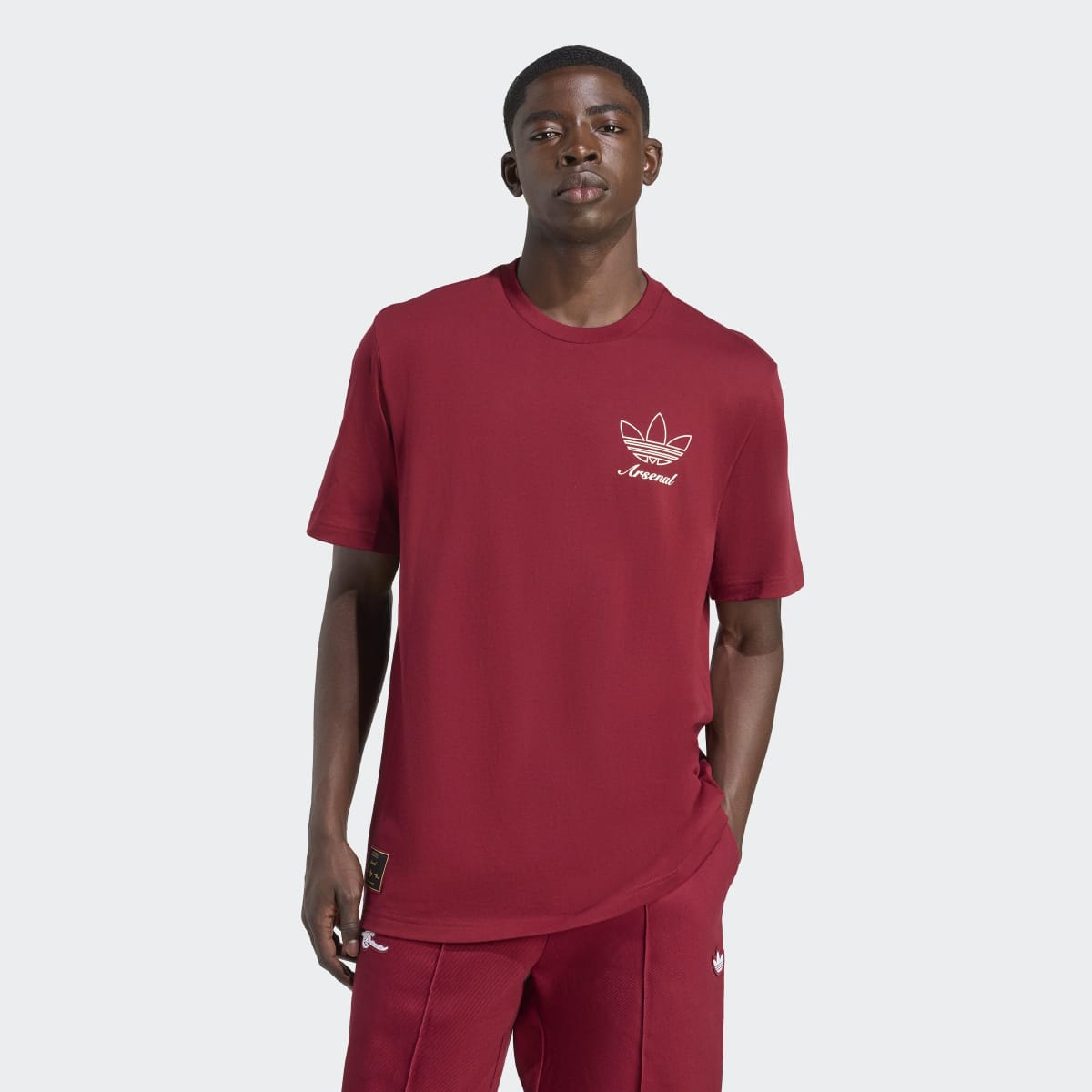 T-shirt de Homem Arsenal FC 2025-2026 Terrace Icons Graphic Originals Bordeaux-1
