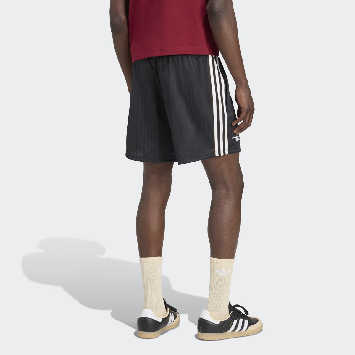 Calções de Homem Arsenal FC 2025-2026 Terrace Icons Originals Preto-2