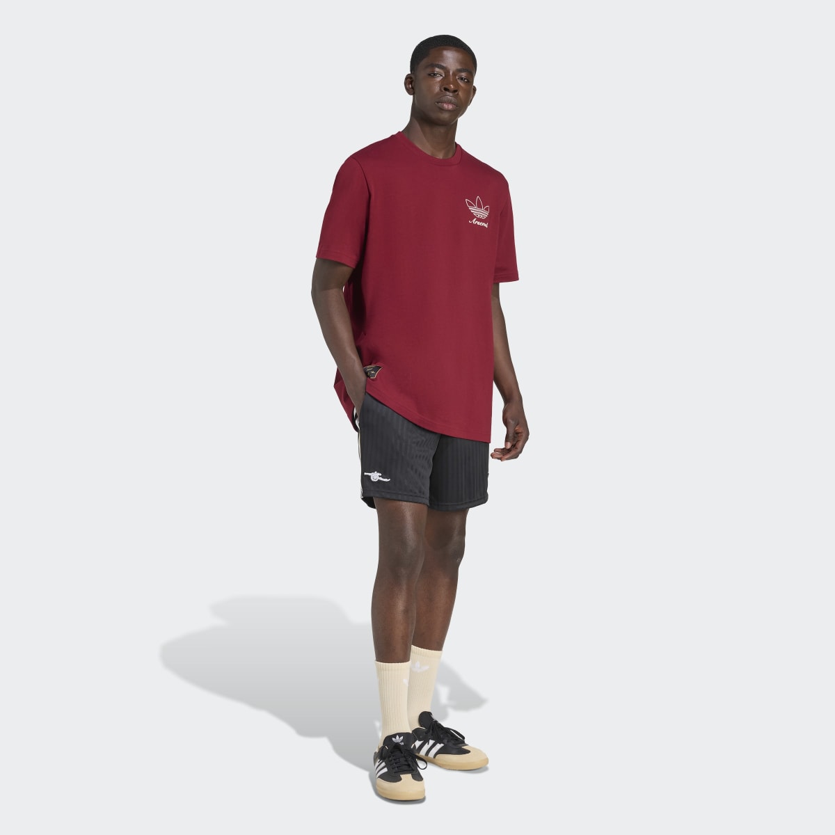 Calções de Homem Arsenal FC 2025-2026 Terrace Icons Originals Preto-5
