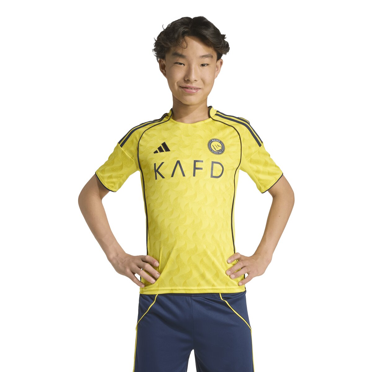 T-shirt de Criança 1.º Equipamento Al Nassr FC 2025-2026 Amarelo-1