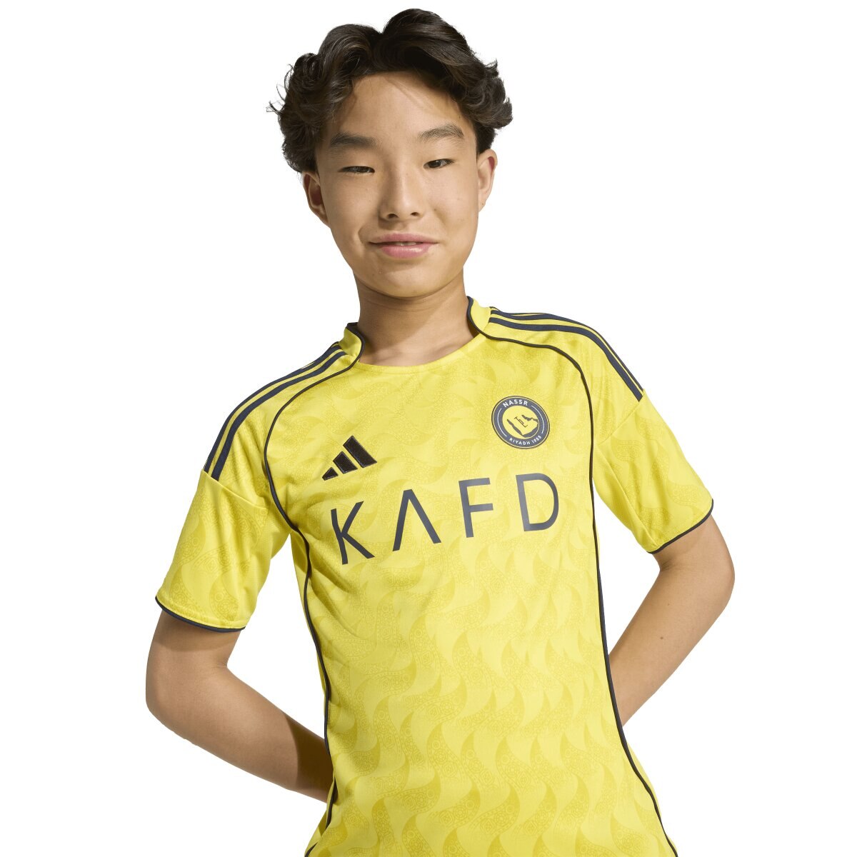 T-shirt de Criança 1.º Equipamento Al Nassr FC 2025-2026 Amarelo-4