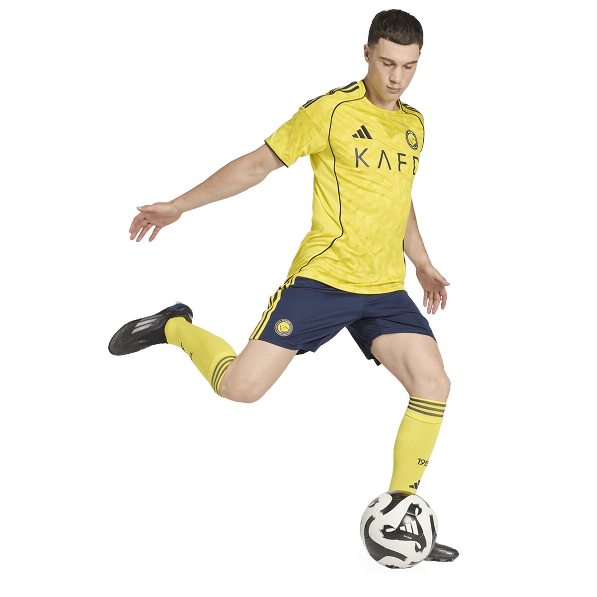 T-shirt de Homem 1.º Equipamento Al Nassr FC 2025-2026 Amarelo-3