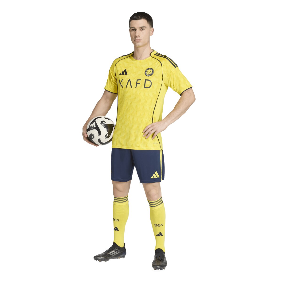 T-shirt de Homem 1.º Equipamento Al Nassr FC 2025-2026 Amarelo-4