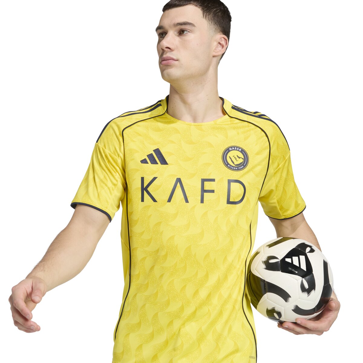 T-shirt de Homem 1.º Equipamento Al Nassr FC 2025-2026 Amarelo-6