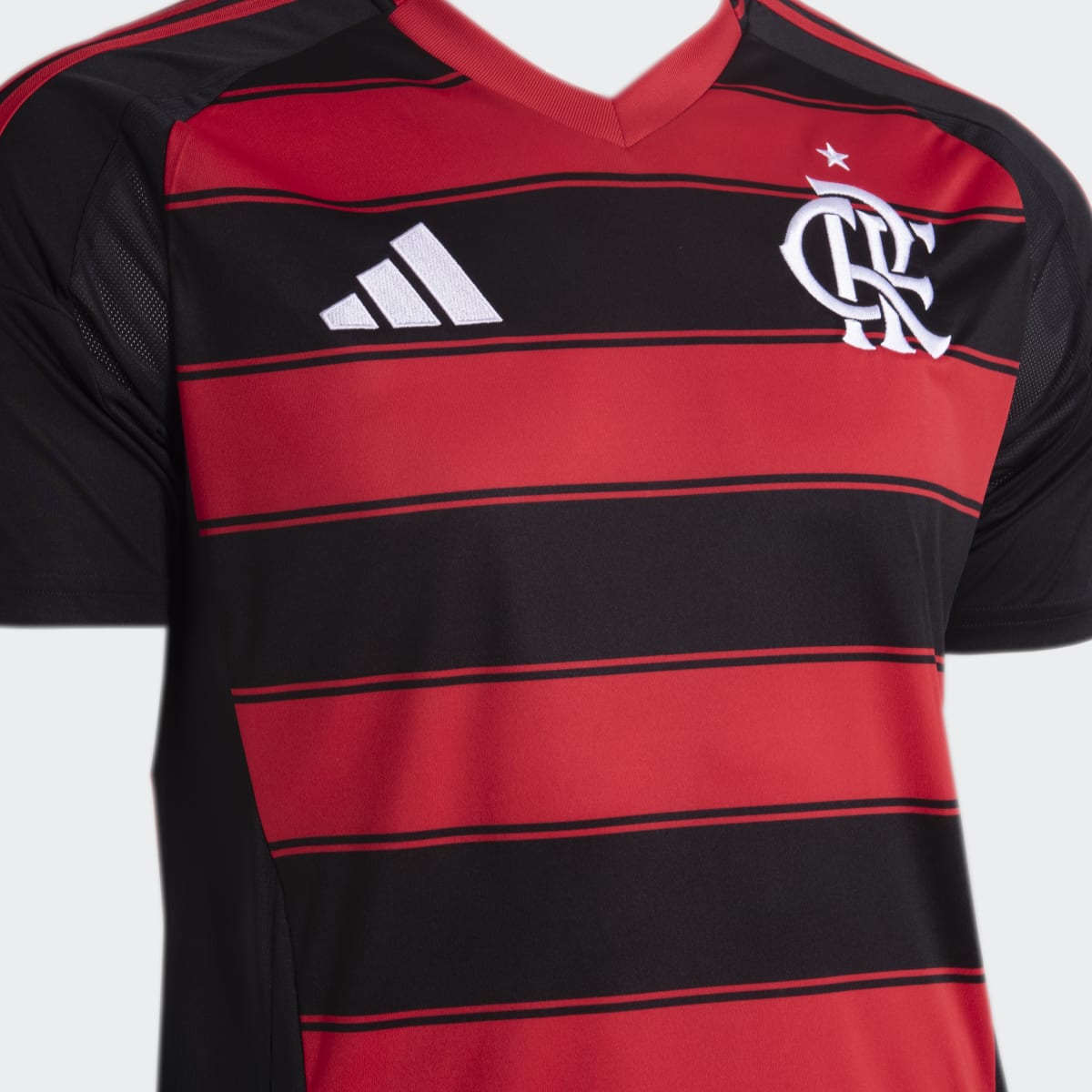 T-shirt de Homem 1.º Equipamento CR Flamengo 2025-2026 Vermelho / Preto-3