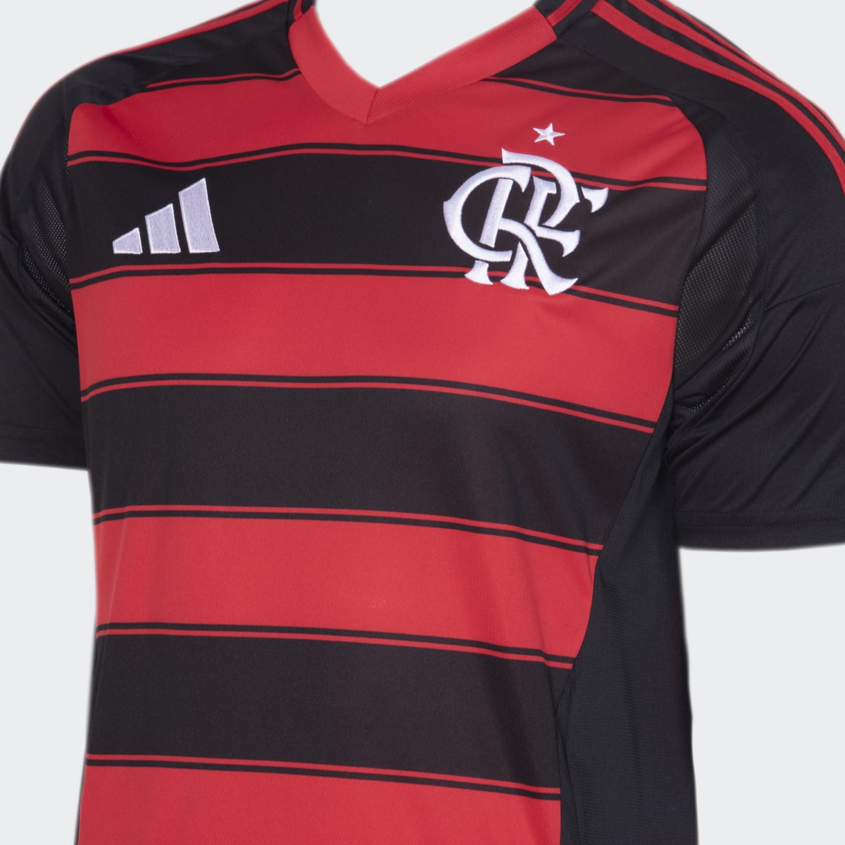 T-shirt de Homem 1.º Equipamento CR Flamengo 2025-2026 Vermelho / Preto-4
