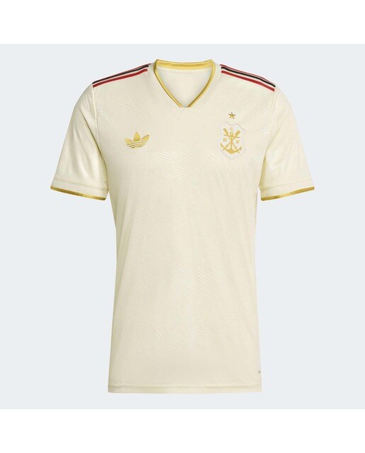T-shirt de Homem 3.º Equipamento CR Flamengo 2025-2026 Amarelo-1