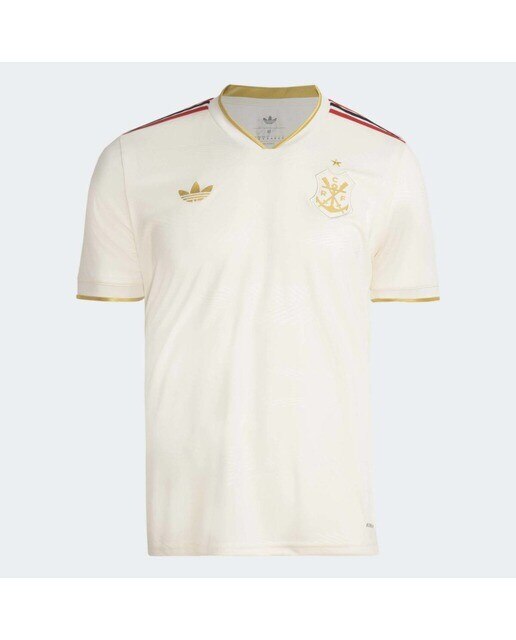 T-shirt de Homem 3.º Equipamento CR Flamengo 2025-2026 Amarelo-2