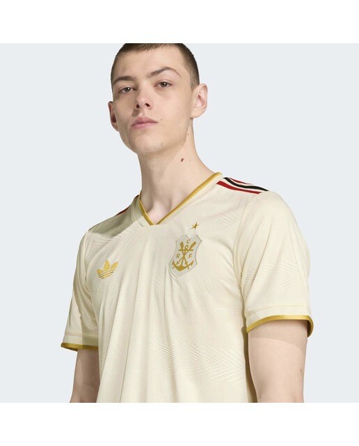 T-shirt de Homem 3.º Equipamento CR Flamengo 2025-2026 Amarelo-10