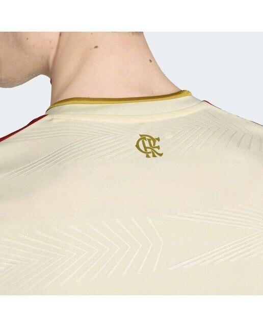 T-shirt de Homem 3.º Equipamento CR Flamengo 2025-2026 Amarelo-11