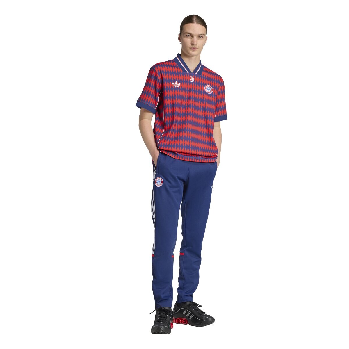 T-shirt de Homem FC Bayern Munich 2025-2026 LFSTLR Jersey Originals Vermelho-3