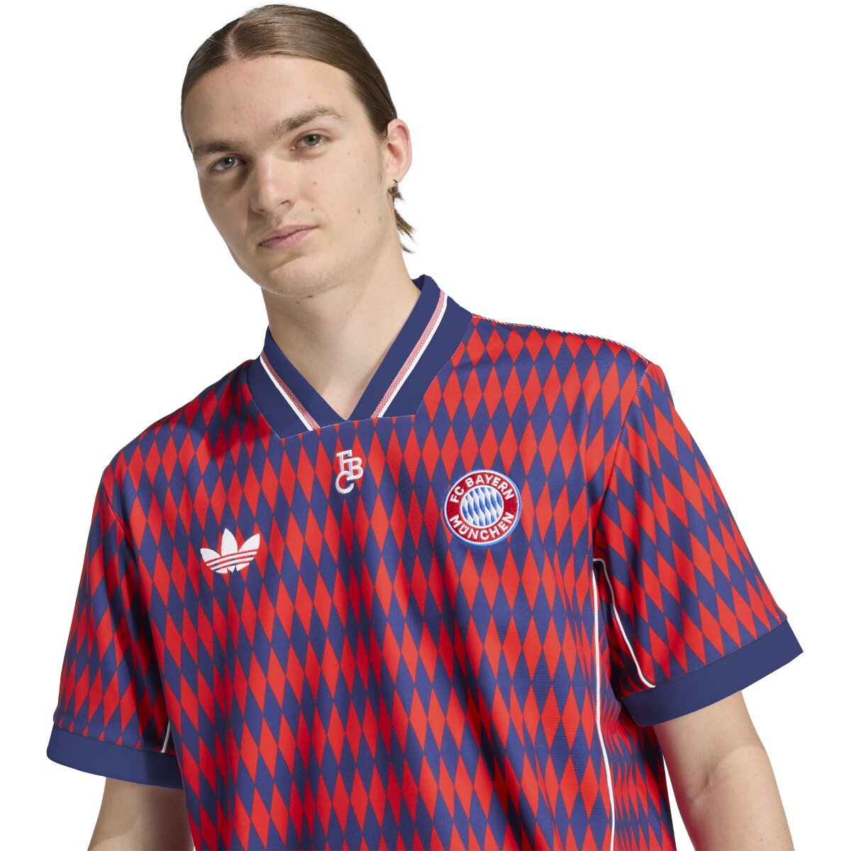 T-shirt de Homem FC Bayern Munich 2025-2026 LFSTLR Jersey Originals Vermelho-4