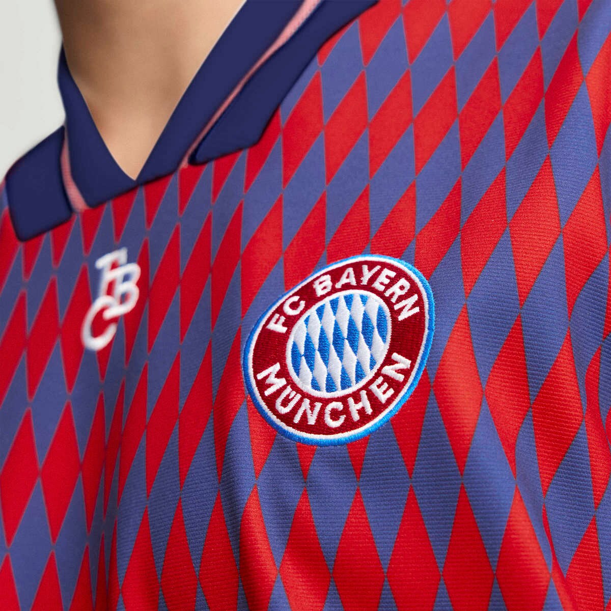 T-shirt de Homem FC Bayern Munich 2025-2026 LFSTLR Jersey Originals Vermelho-10