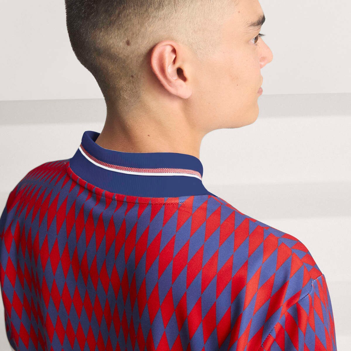 T-shirt de Homem FC Bayern Munich 2025-2026 LFSTLR Jersey Originals Vermelho-11