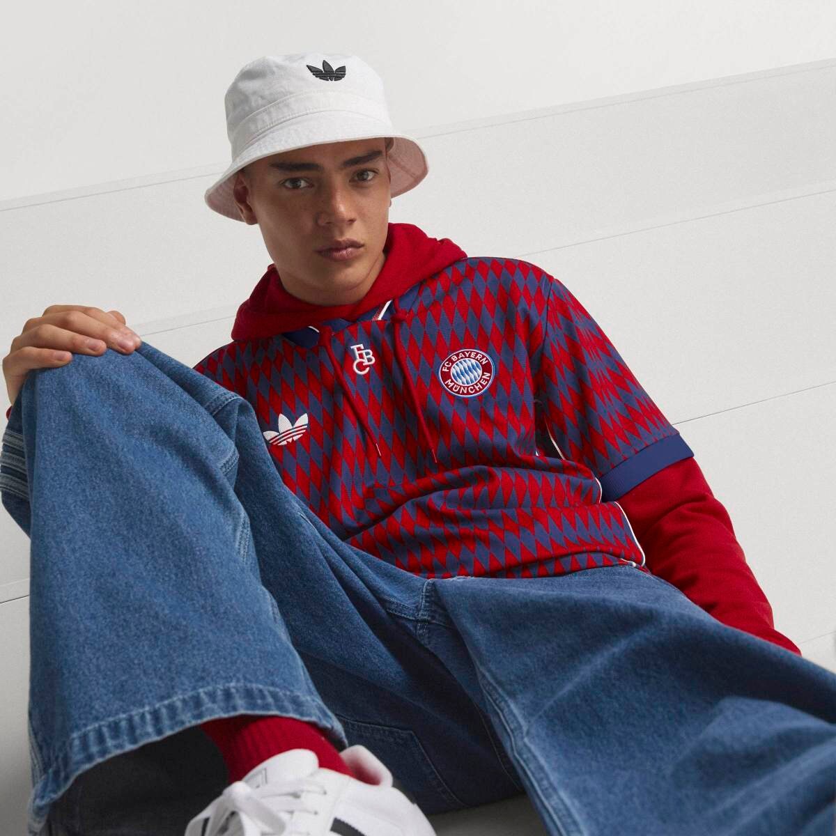 T-shirt de Homem FC Bayern Munich 2025-2026 LFSTLR Jersey Originals Vermelho-12