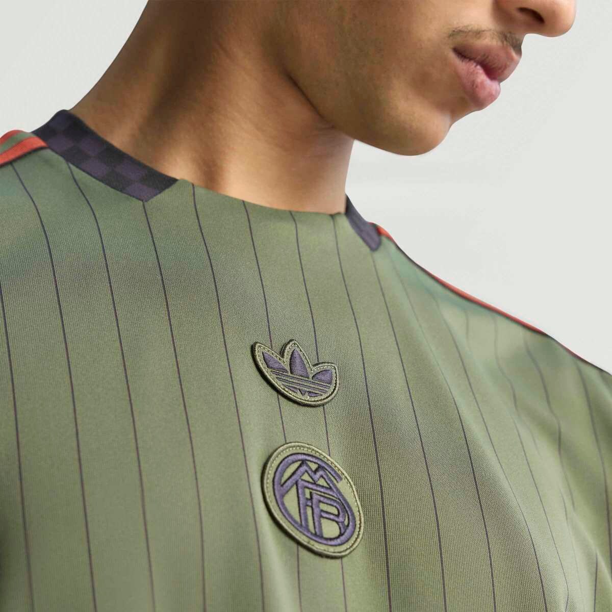 T-shirt de Homem FC Bayern Munich 2025-2026 Terrace Icons Originals Verde-13