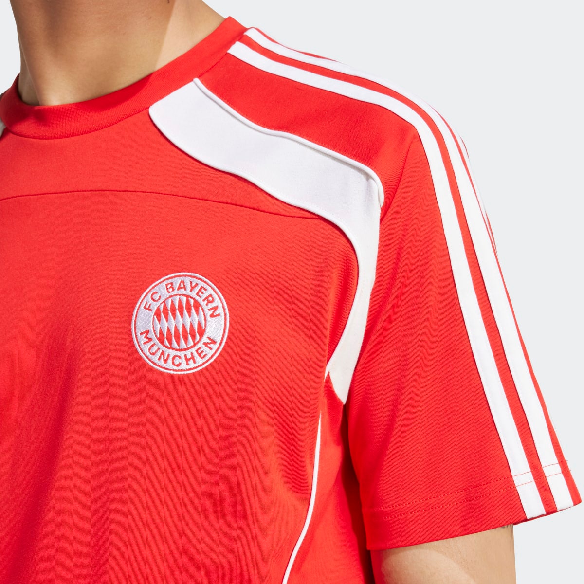 T-shirt de Homem FC Bayern Munich 2025-2026 UBP Vermelho-3