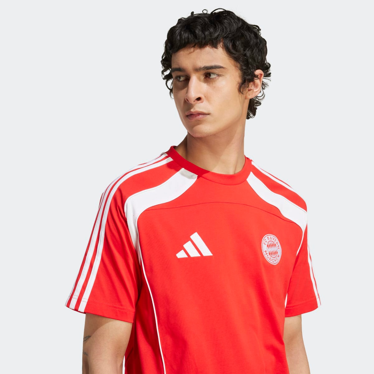 T-shirt de Homem FC Bayern Munich 2025-2026 UBP Vermelho-4