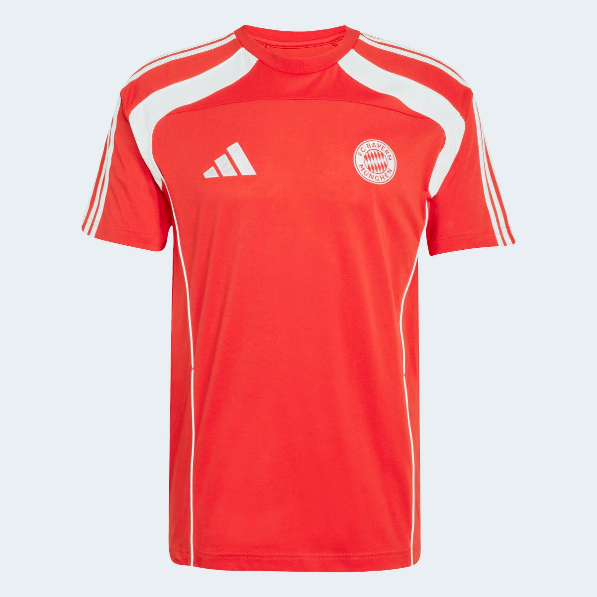 T-shirt de Homem FC Bayern Munich 2025-2026 UBP Vermelho-6