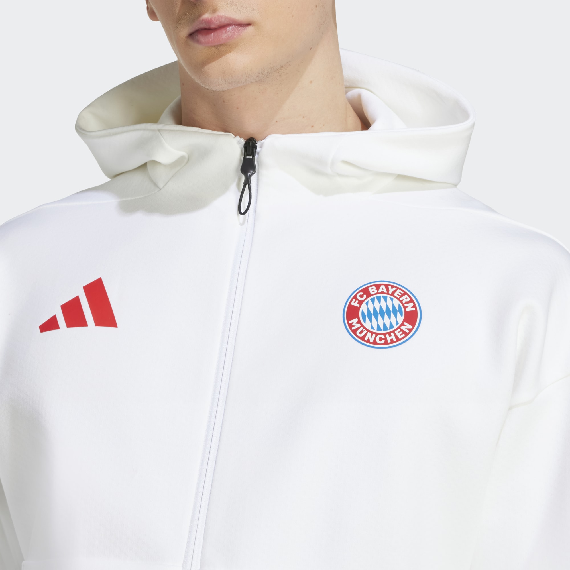 Casaco de Homem FC Bayern Munich 2025-2026 Himno Z.N.E Branco-4