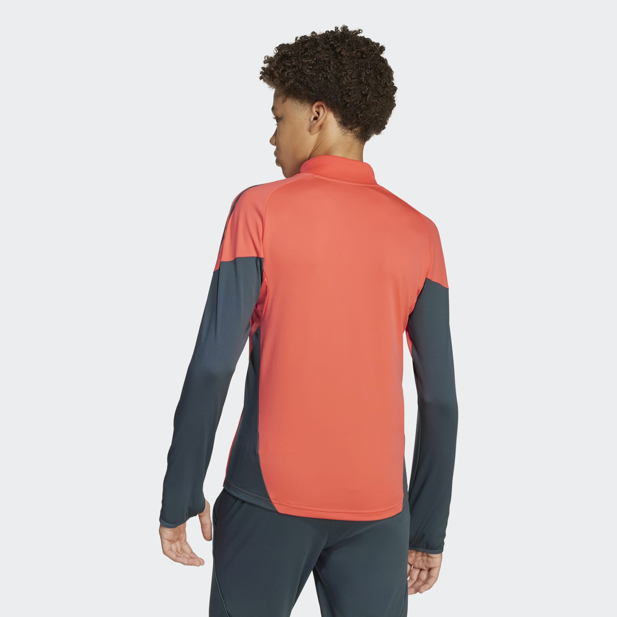 T-shirt de Criança FC Bayern Munich 2025-2026 Tiro 25 Competition Laranja / Cinzento-4