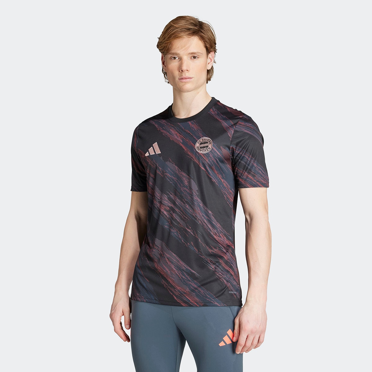 Imagem 0 de T-shirt de Homem FC Bayern Munich 2025-2026 Aquecimento