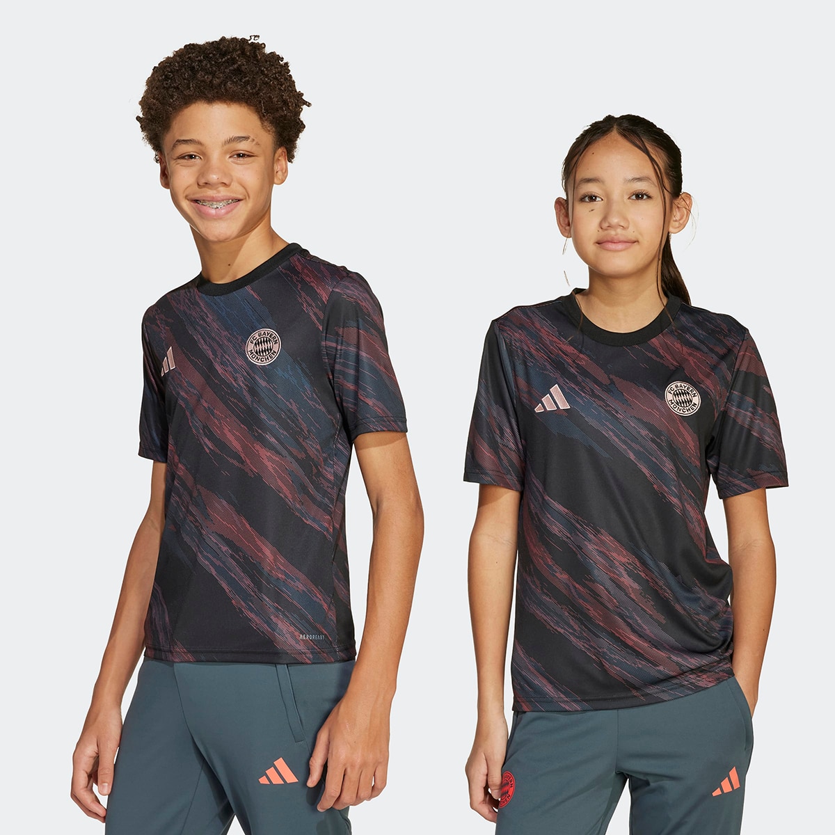 Imagem 0 de T-shirt de Criança FC Bayern Munich 2025-2026 Aquecimento