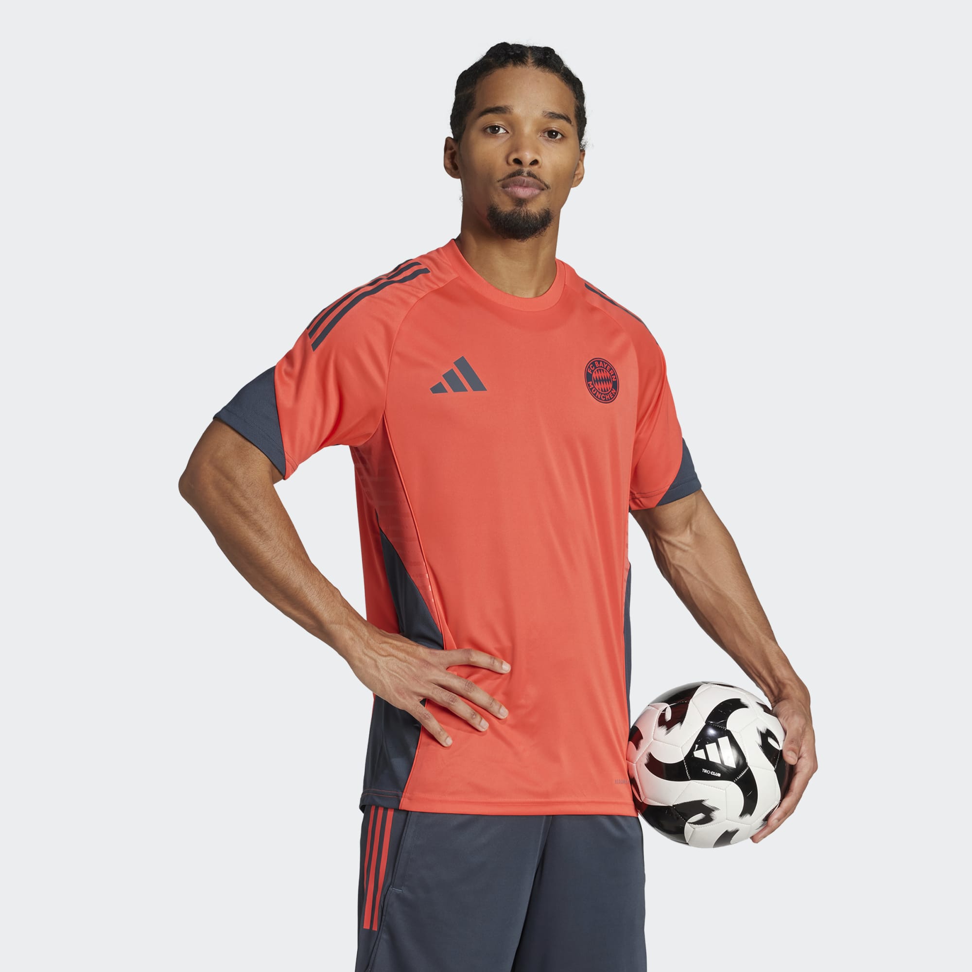 T-shirt de Homem FC Bayern Munich 2025-2026 Tiro 25 Competition Laranja-3