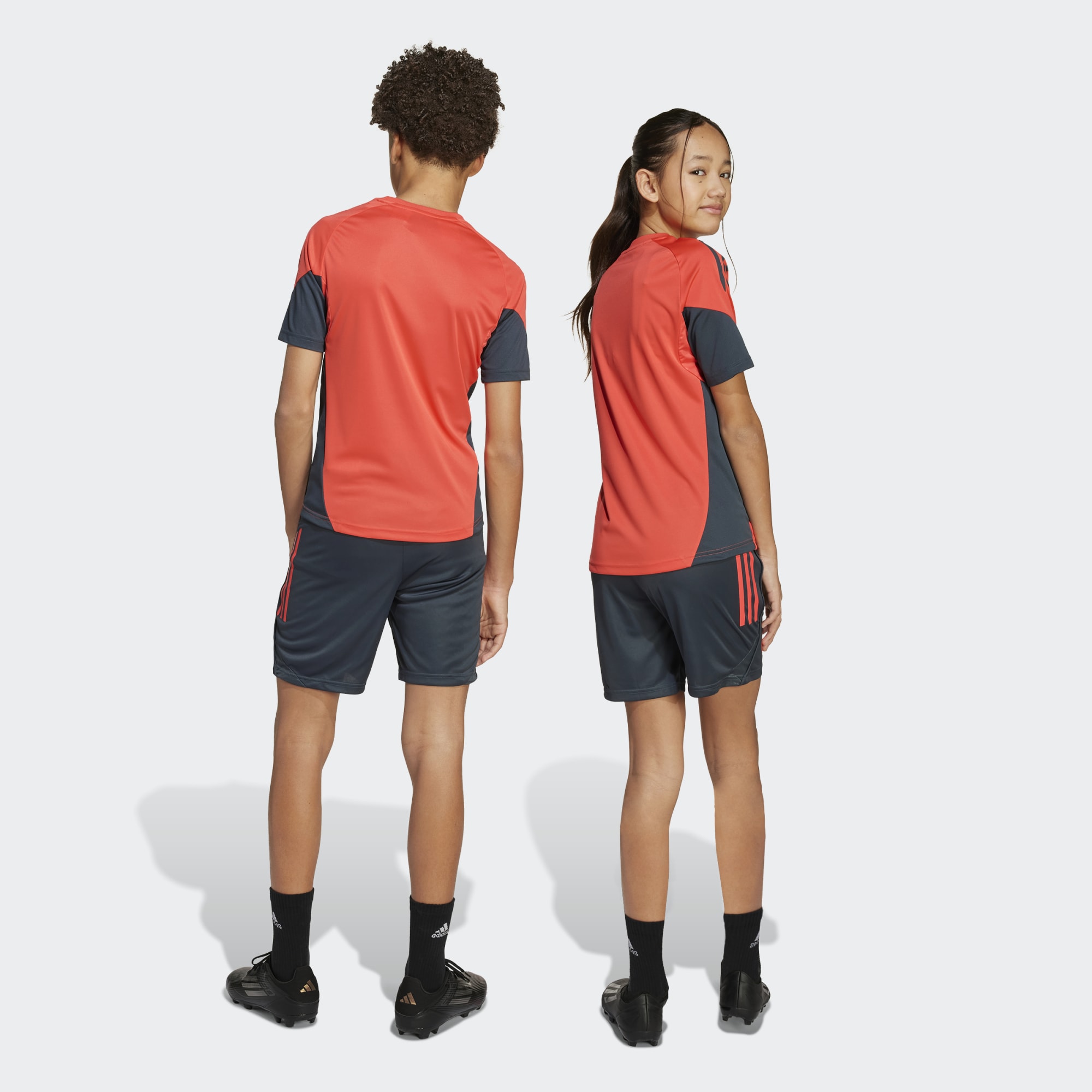 Calções de Criança FC Bayern Munich 2025-2026 Tiro 25 Competition Cinzento-2