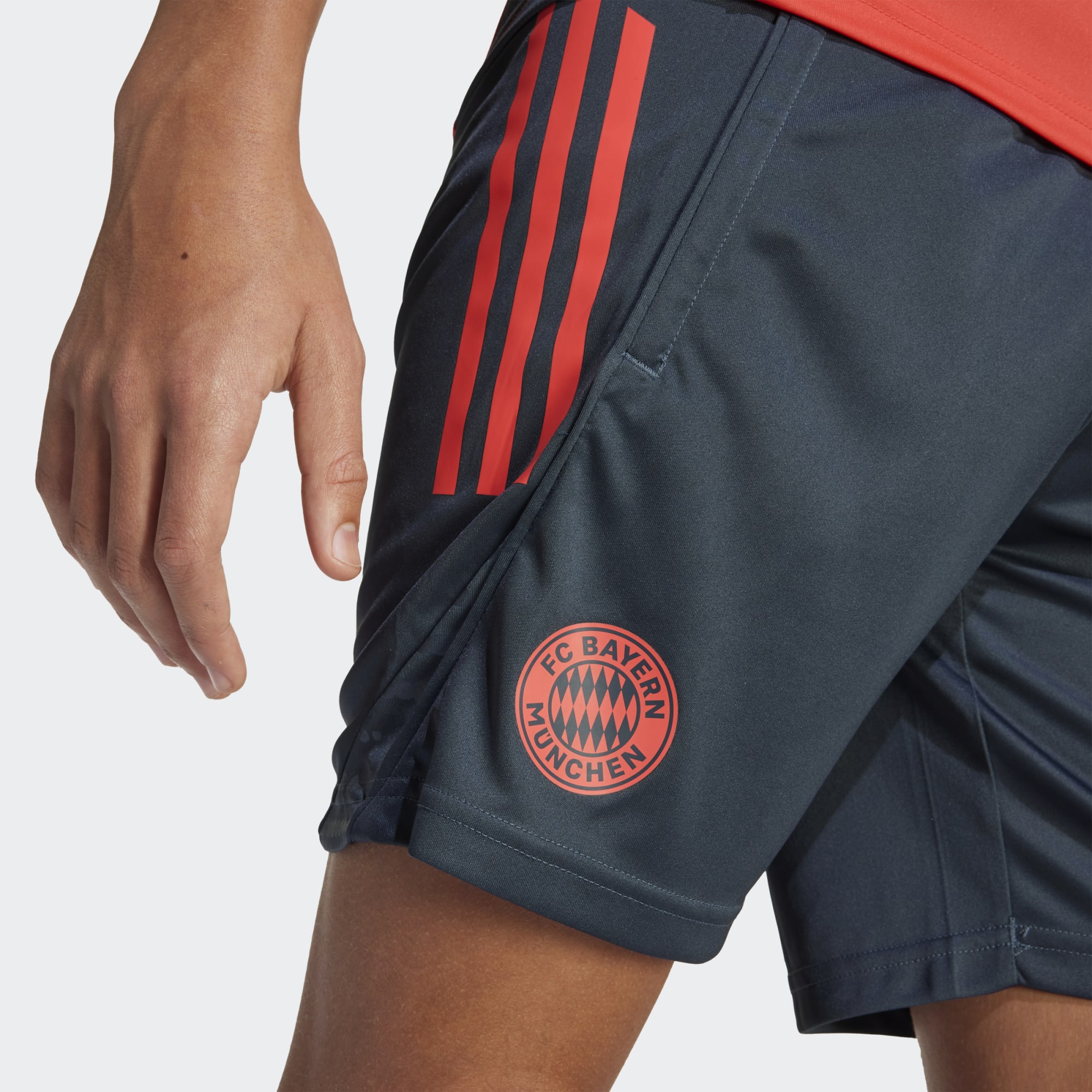 Calções de Criança FC Bayern Munich 2025-2026 Tiro 25 Competition Cinzento-4