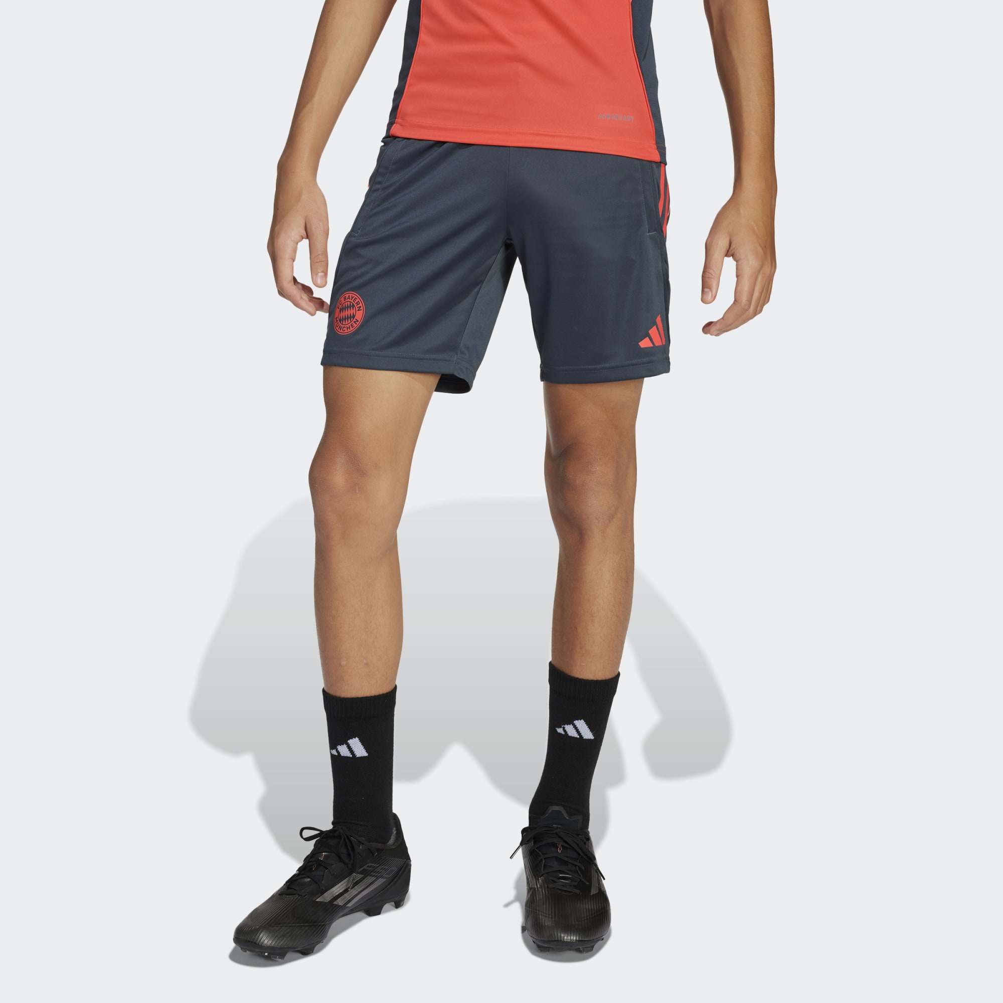 Calções de Criança FC Bayern Munich 2025-2026 Tiro 25 Competition Cinzento-6