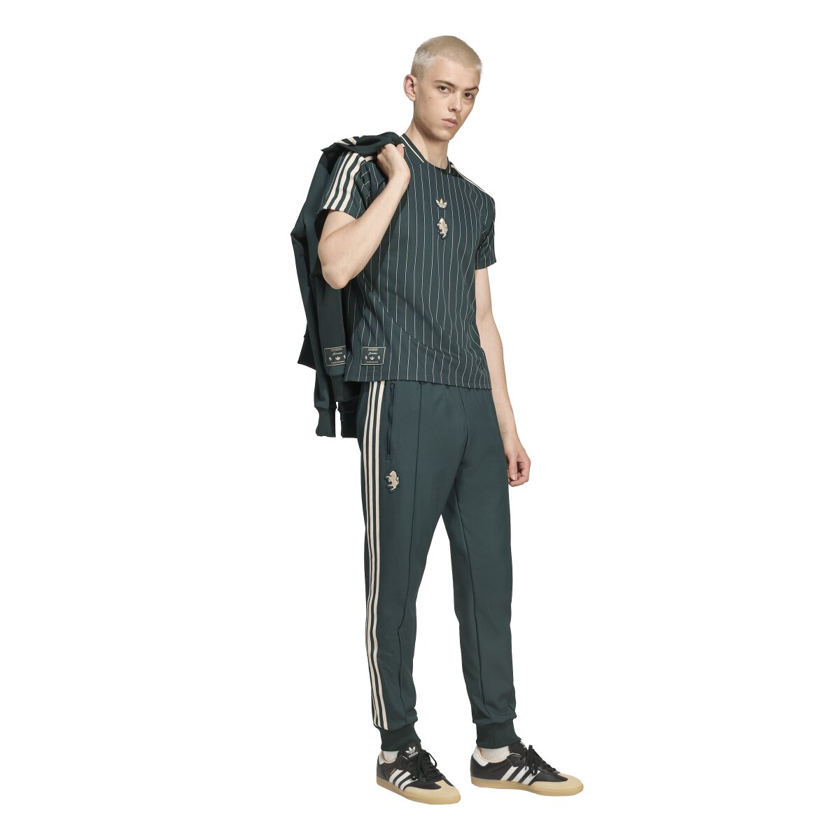 Calças de Homem Juventus FC 2025-2026 Terrace Icons Originals Verde-1