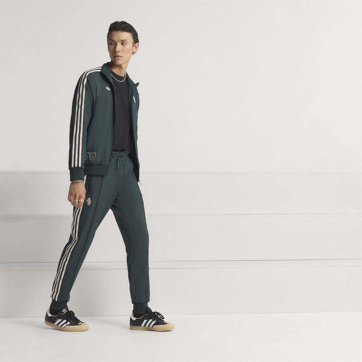 Calças de Homem Juventus FC 2025-2026 Terrace Icons Originals Verde-10