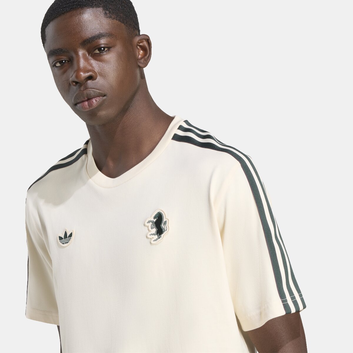 T-shirt de Homem Juventus FC 2025-2026 Terrace Icons Originals Bege-3