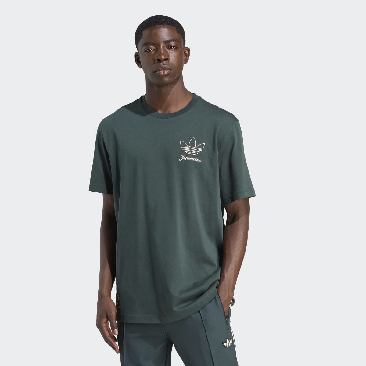T-shirt de Homem Juventus FC 2025-2026 Terrace Icons Graphic Originals Verde-1