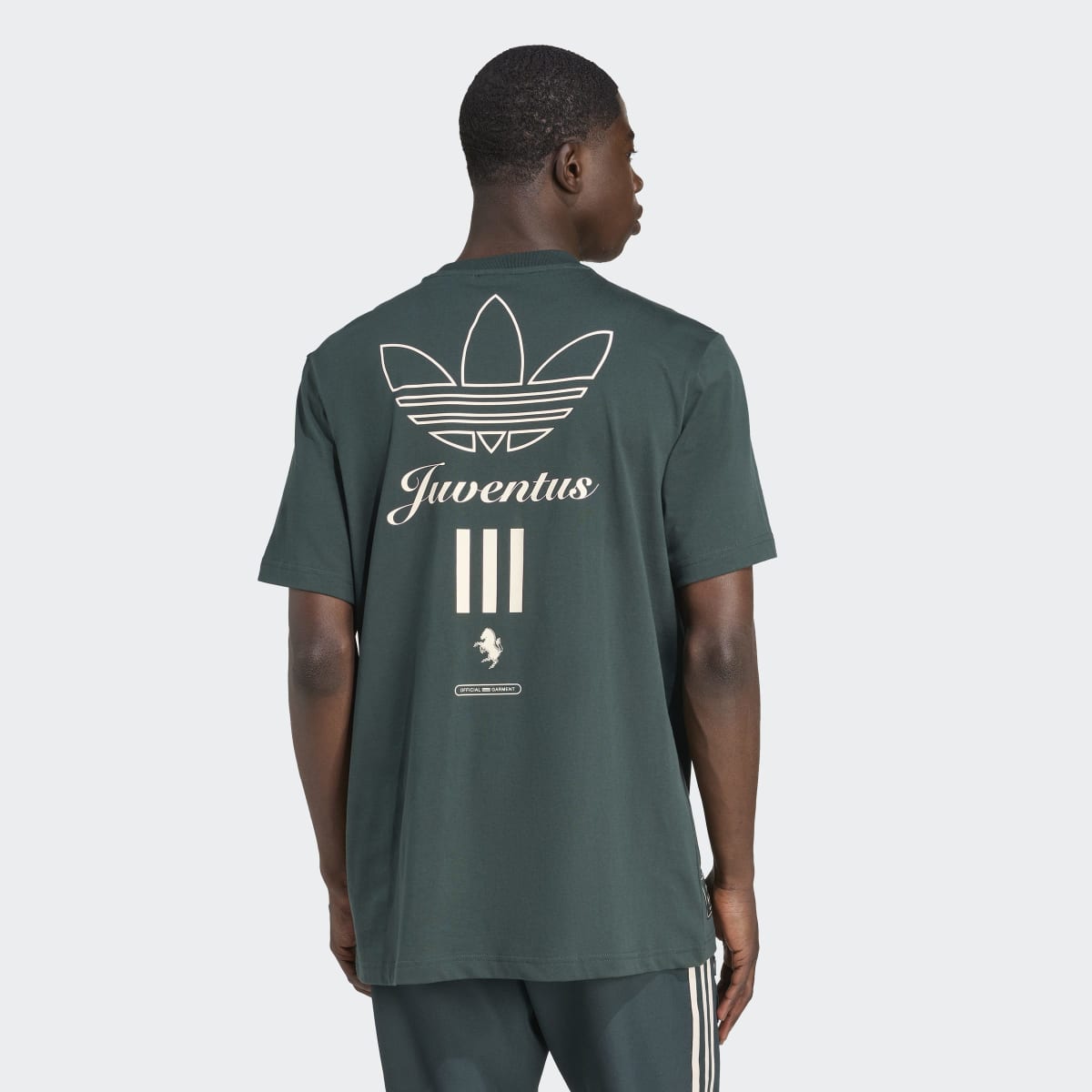 T-shirt de Homem Juventus FC 2025-2026 Terrace Icons Graphic Originals Verde-2