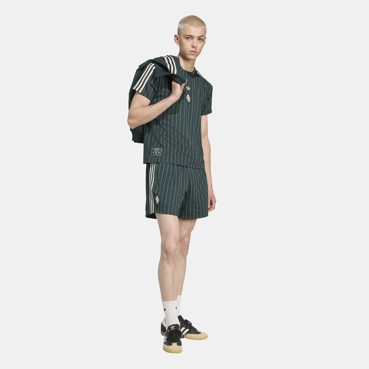 Calções de Homem Juventus FC 2025-2026 Terrace Icons Originals Verde-3