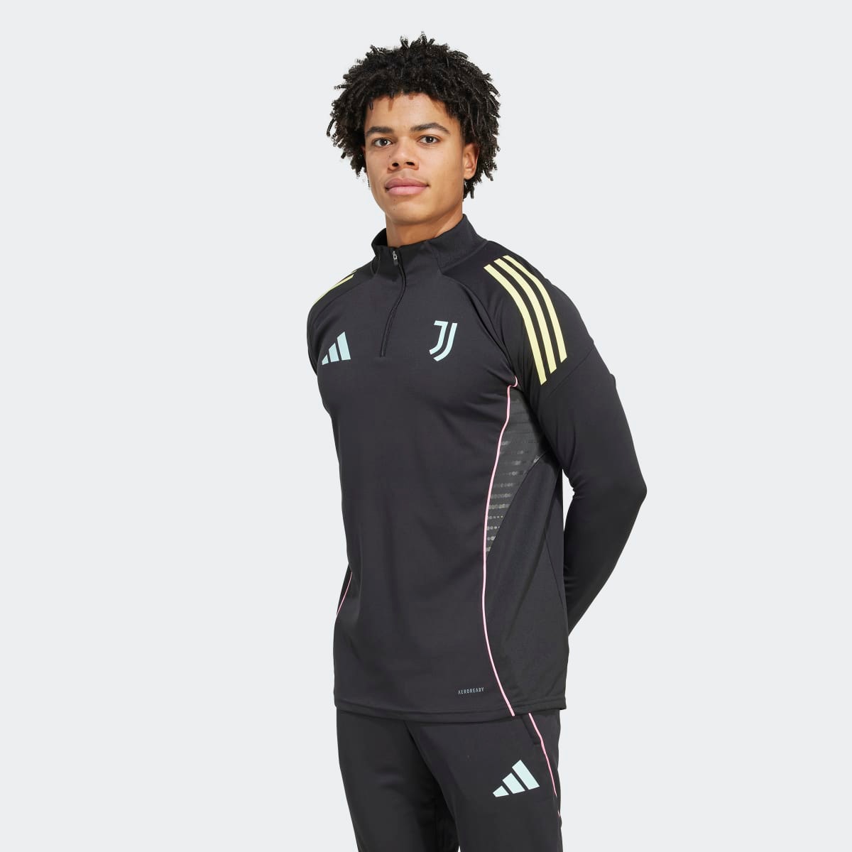 T-shirt de Homem Juventus FC 2025-2026 Tiro 25 Competition Preto-1