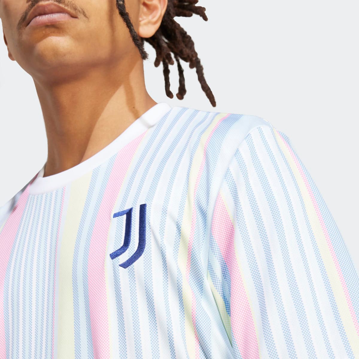 T-shirt de Homem Juventus FC 2025-2026 Aquecimento Branco-4