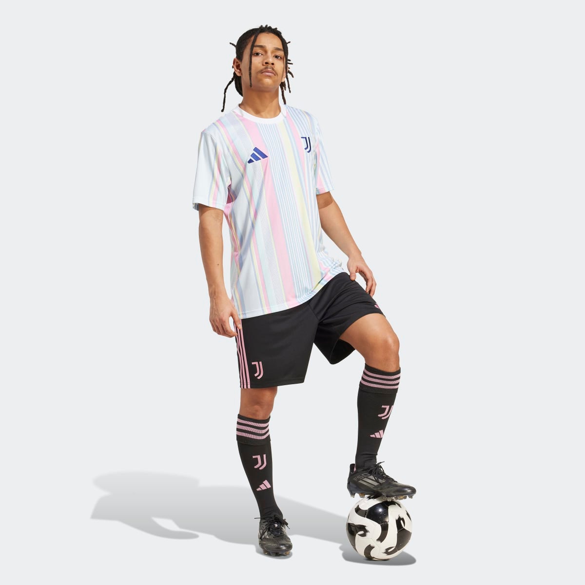 T-shirt de Homem Juventus FC 2025-2026 Aquecimento Branco-5