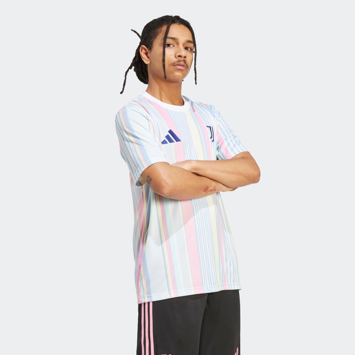 T-shirt de Homem Juventus FC 2025-2026 Aquecimento Branco-6