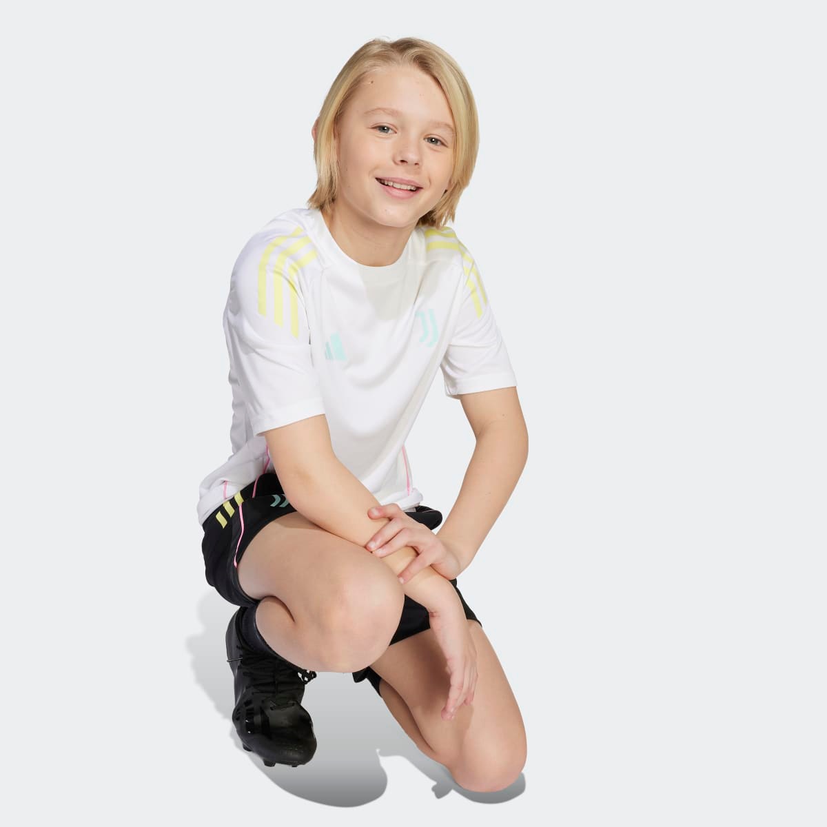 T-shirt de Criança Juventus FC 2025-2026 Tiro 25 Competition Branco-3