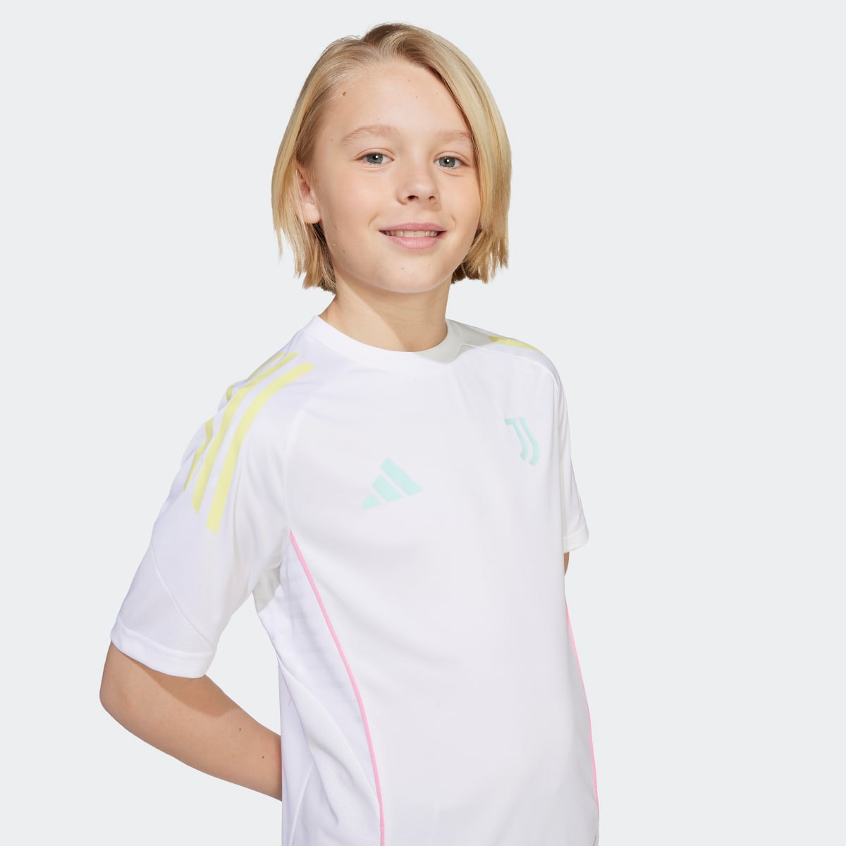 T-shirt de Criança Juventus FC 2025-2026 Tiro 25 Competition Branco-4