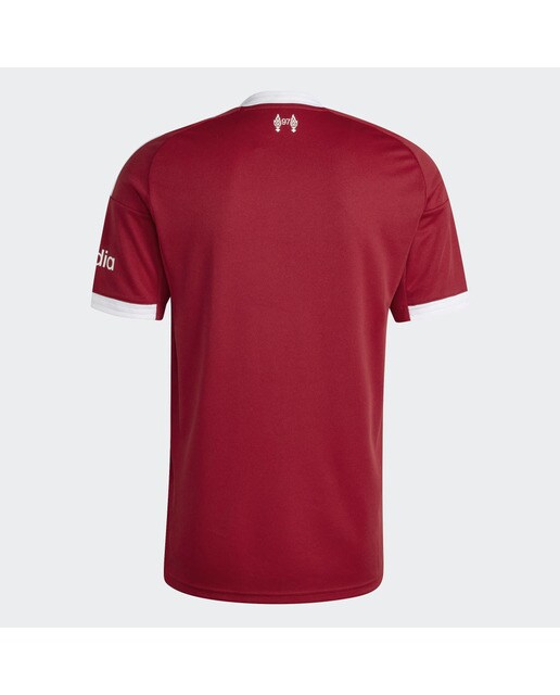 T-shirt de Homem 1.º Equipamento Liverpool FC 2025-2026 Vermelho-2