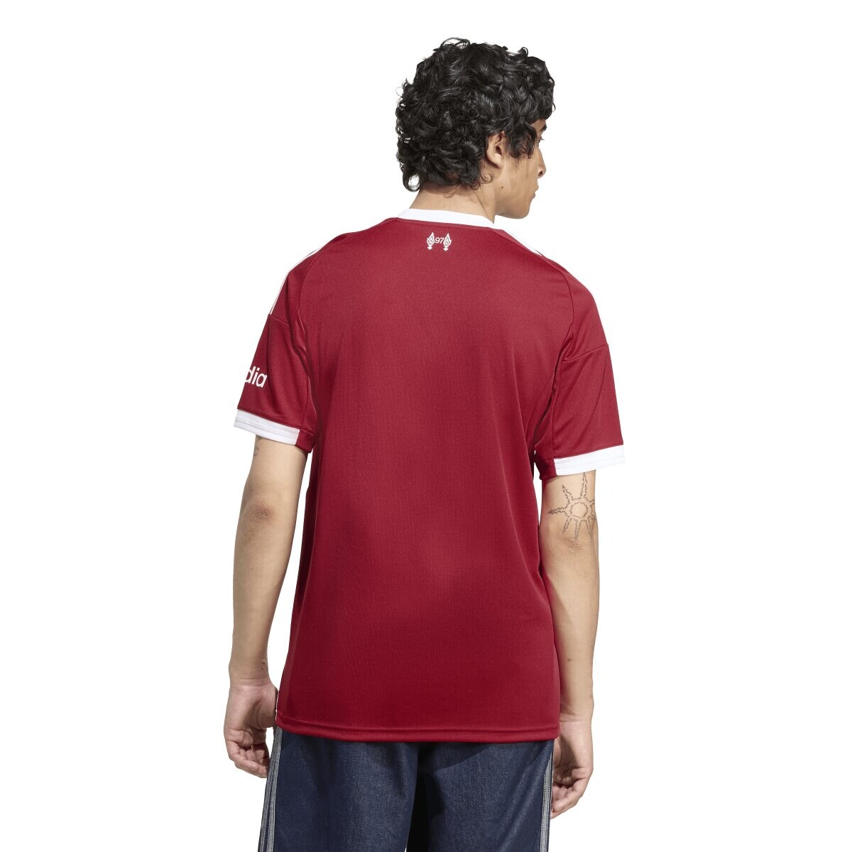 T-shirt de Homem 1.º Equipamento Liverpool FC 2025-2026 Vermelho-4